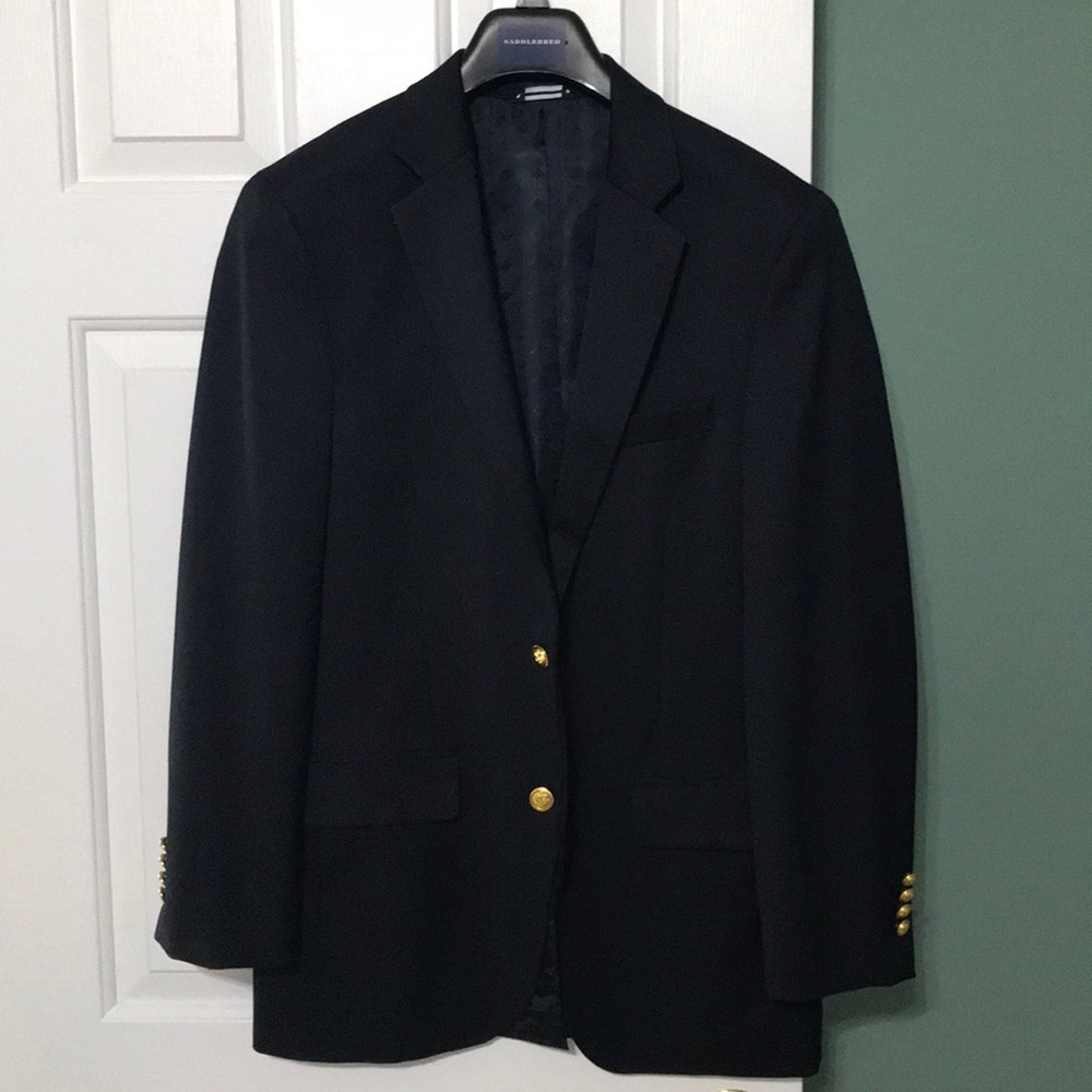 Saddlebred Men’s Blazer - Navy Blue - 38R
